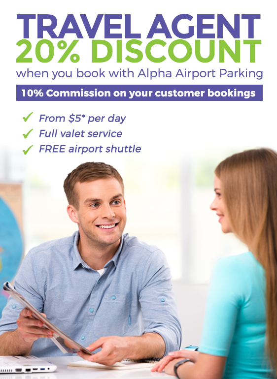 Travel Agents 20% Discount | Alpha Airport Parking